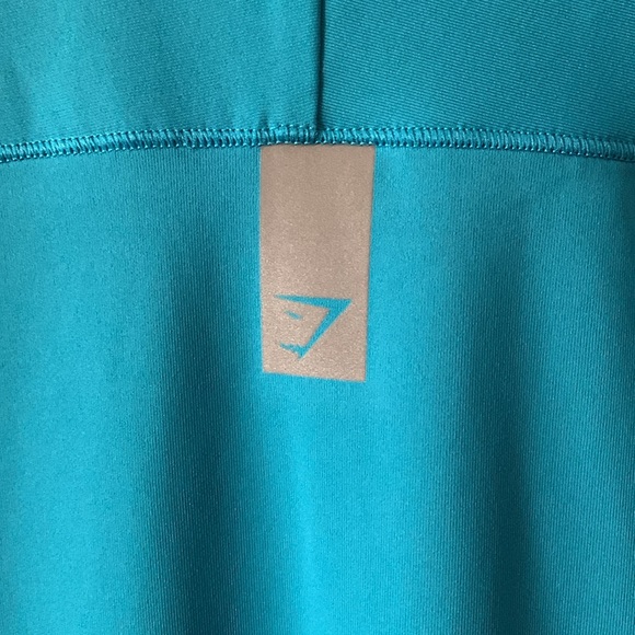 Gymshark Men's Shirt Short Sleeve Turquoise Blue Color Size L - Picture 5 of 11